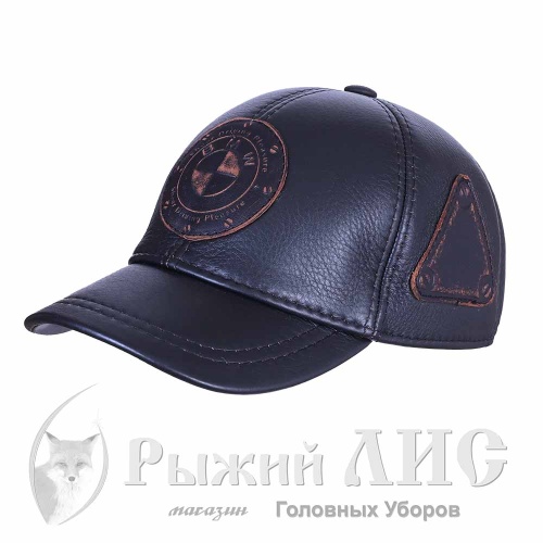 Бейсболка мужская "BMW" (6915-1, 58, черный/терракот)