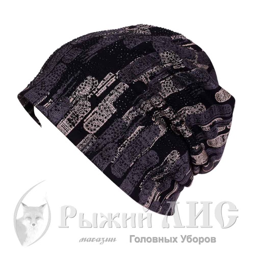 Шапка трикотажная женская "Абстракция"