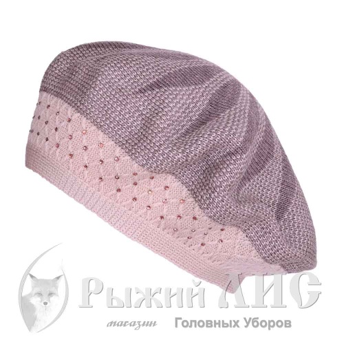 Берет женский "Лилия" (6808-6, своб., какао)