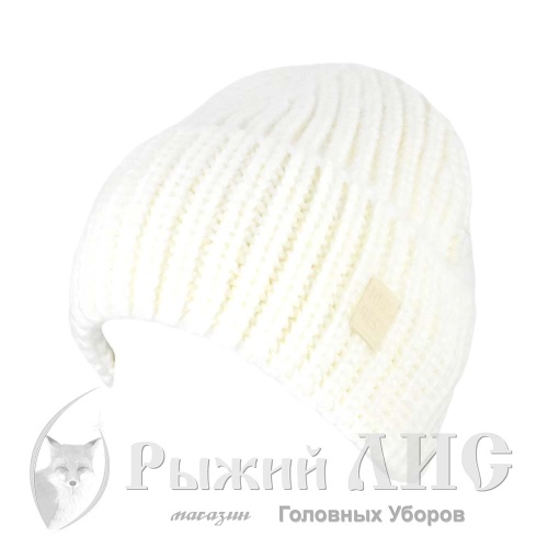 Шапка вязаная женская "Венесуэла" (6021-2, своб., белый)