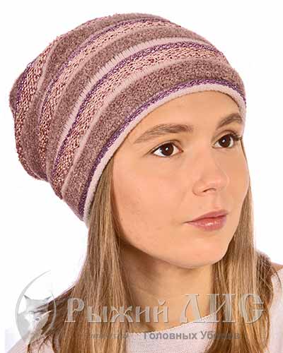 Шапка вязаная женская