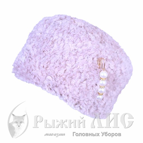 Кубанка женская "Барашек" (6895-1, своб., пудра)