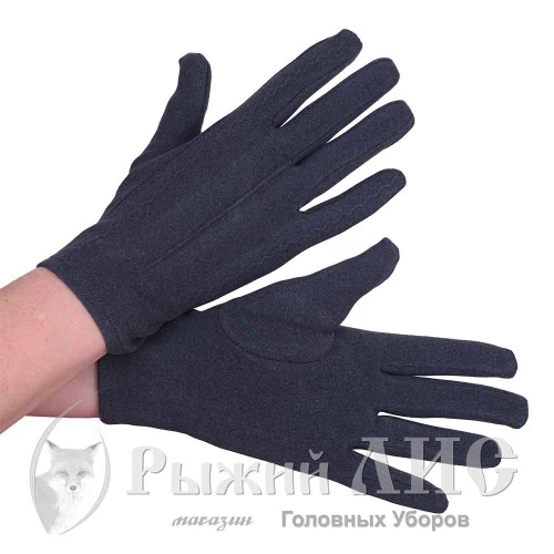 Перчатки женские "Классика" (6216-1, 7,5, графит)