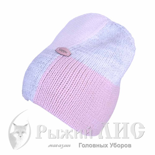 Шапка вязаная женская "Есения" (6488-3, своб., кремовый)