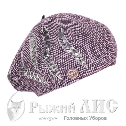 Берет женский "Театр теней" (6608-1, своб., коричневый)
