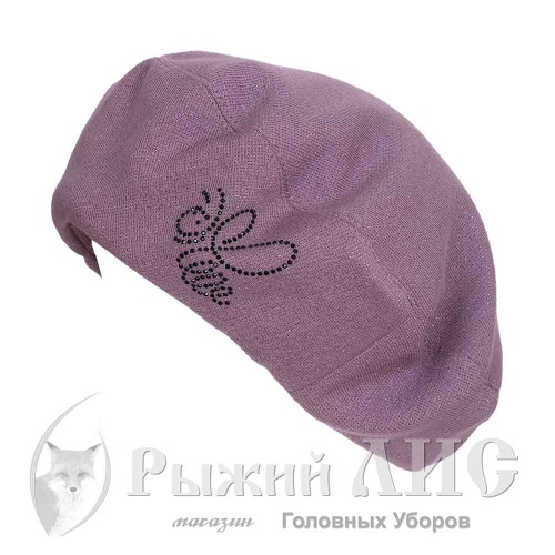 Берет женский "Блеск" (6807-8, своб., какао)