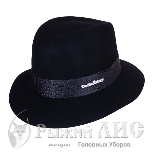 Шляпа женская "Кардинал" (6679-1, 56-57, черный)