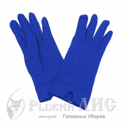 Перчатки женские (1002-1, голубой яркий)