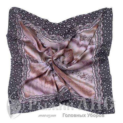 Платок женский "Затея" (6926-1, 95/95, зеленый)