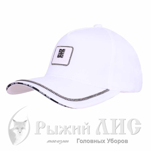 Бейсболка-пятиклинка женская "Givenchy" (6832-1, 55-58, белый)