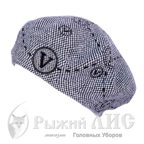 Берет женский "Ареадна" (6546-1, своб., черно-белый)