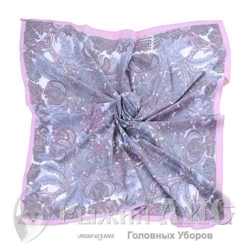 Платок женский "Русский стиль" (7010-2, 95/95, мята/пудра)