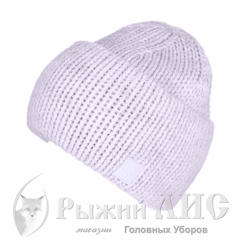 Шапка вязаная с отворотом женская "Жанет"