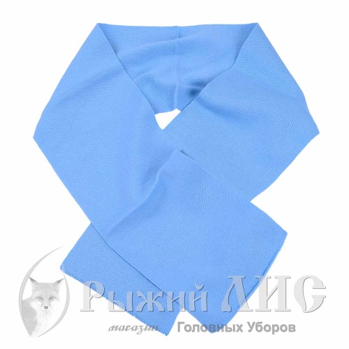Шарф женский "Классика" (6535-3, 22/150, голубой)