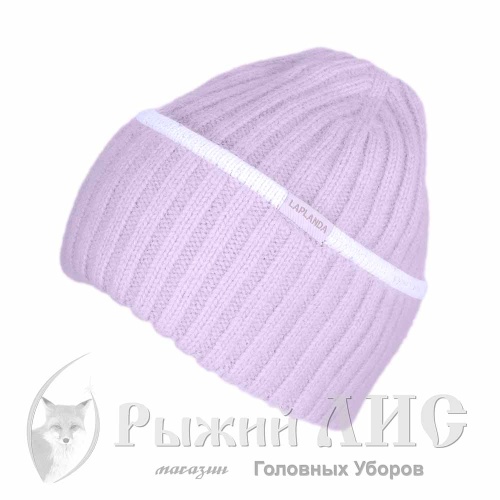 Шапка вязаная с отворотом женская "Слейн"