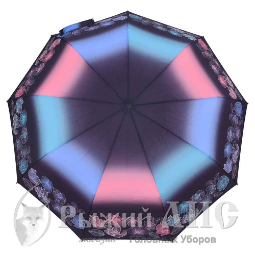 Зонт женский "Многоцвет" (6304-3, синий)