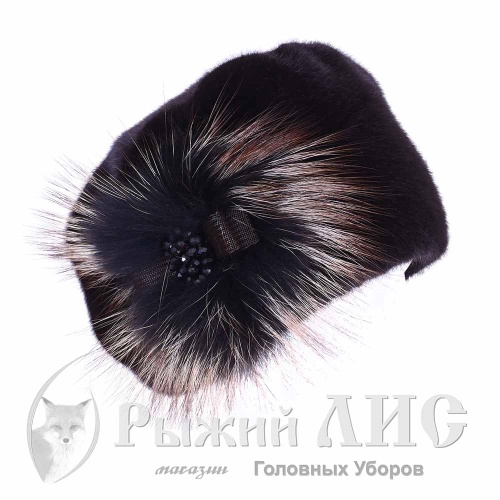 Кубанка женская "Капля" (6972-1, своб., махагон)