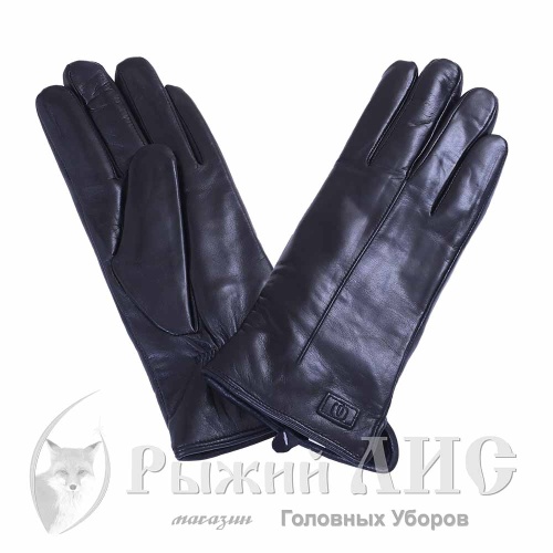 Перчатки утепленные женские "Мутон" (7023-1, 7, черный)