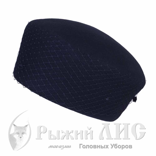 Кубанка женская "Нефертити" (6917-1, 55-57, черный)