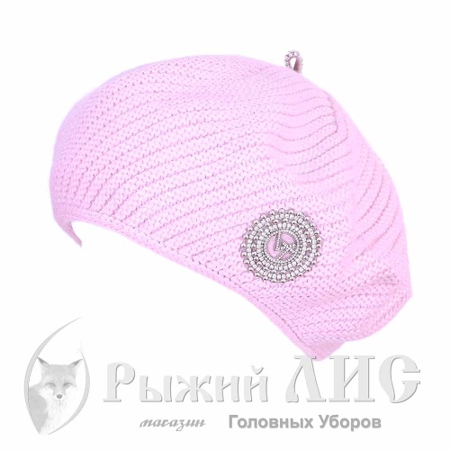 Берет женский "Алло" (6519-2, своб., пудра)