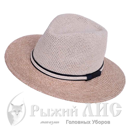 Шляпа мужская "Дэнди" (6869-1, своб., солома, 1)
