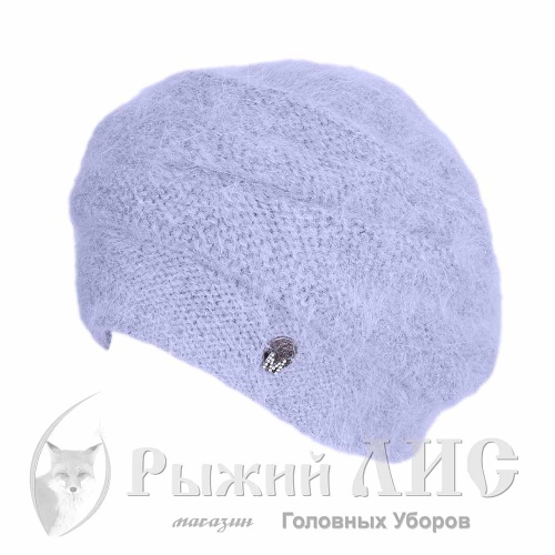 Шапка вязаная женская "Лиза" (6944-2, своб., серый)
