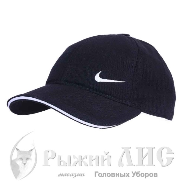 Бейсболка мужская "Nike" (6271-1, 54-56, черный)