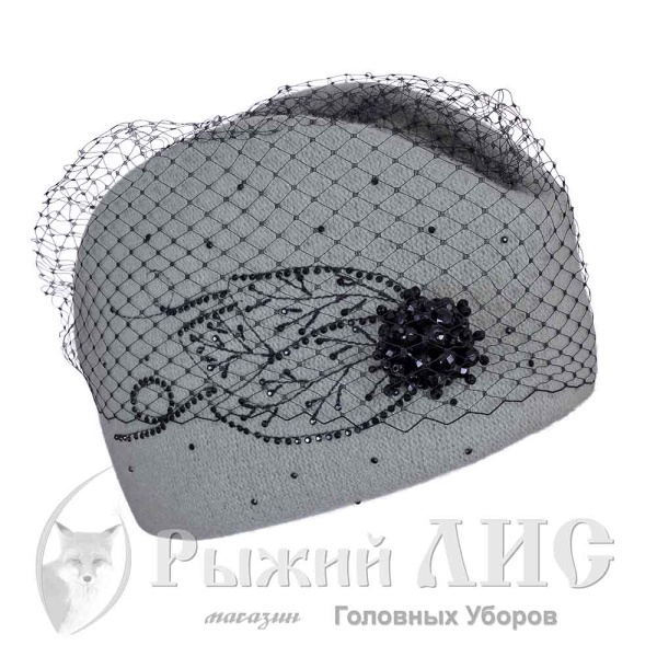 Пилотка женская "Загадка" (6689-1, 55-57, хаки)