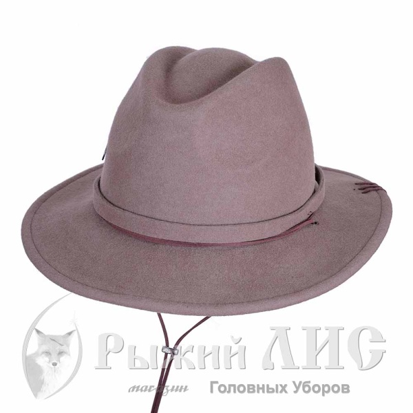 Шляпа женская "Ковбой" (6190-1, 56-57, кофе)
