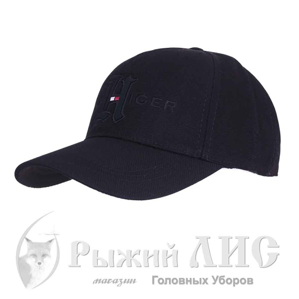 Бейсболка-пятиклинка мужская "Tommi Hilfiger" (6247-1, 57, черный)